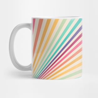 Retro Rainbow Sunburst Mug